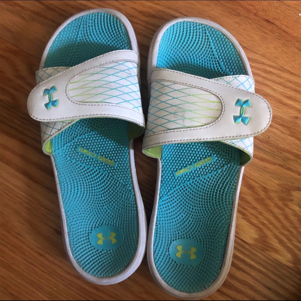 Under armor sports slides